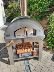 FONTANA - PIEC DO PIZZY OGRODOWY | OPALANY DREWNEM | MARINARA | INOX
