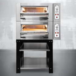 Piec do pizzy gazowy 2-komorowy 8x30cm | 