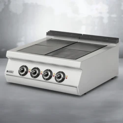 Kuchnia elektryczna gastronomiczna 4-płytowa SOLID | TIGER 700 | PREMIUM