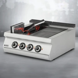 Kuchnia elektryczna gastronomiczna 4-płytowa SOLID | TIGER 700 | PREMIUM