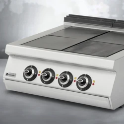 Kuchnia elektryczna gastronomiczna 4-płytowa SOLID | TIGER 700 | PREMIUM