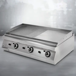 Grill gazowy – płyta gładka + ryflowana MAXI | TIGER 700 | PREMIUM