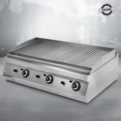 Grill gazowy – płyta ryflowana chromowana MAXI | TIGER 700 | PREMIUM