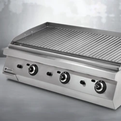 Grill gazowy – płyta ryflowana chromowana MAXI | TIGER 700 | PREMIUM