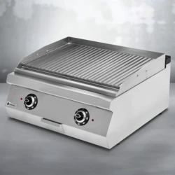 Grill elektryczny – płyta ryflowana MEDIUM | TIGER 700 | PREMIUM