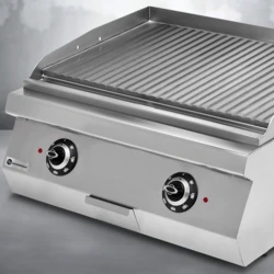 Grill elektryczny – płyta ryflowana MEDIUM | TIGER 700 | PREMIUM