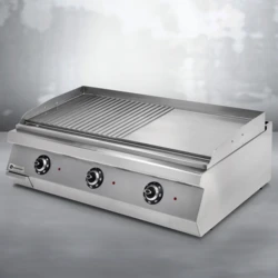 Grill elektryczny – płyta gładka + ryflowana MAXI | TIGER 700 | PREMIUM
