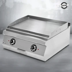 Grill elektryczny – płyta gładka chromowana MEDIUM | TIGER 700 | PREMIUM