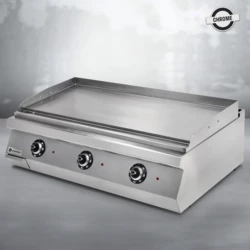 Grill elektryczny – płyta gładka chromowana MAXI | TIGER 700 | PREMIUM