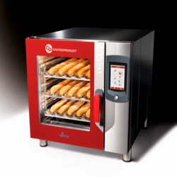 Piec piekarniczy elektryczny GP | VENIX - 4 x Blachy 600x400 mm VENEXIA - dotykowy | sonda | system myjący | PREMIUM
