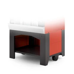 Piec do pizzy opalany drewnem na podstawie | PROMETEO RED | FONTANA PREMIUM