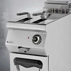 Frytownica elektryczna na podstawie zamkniętej z 2 koszami | TIGER 700 | PREMIUM
