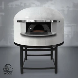 Piec do pizzy opalany drewnem | NAPOLI M90 – 3 szt. Ø 33 cm | ALFA FORNI – STANDARD | WHITE
