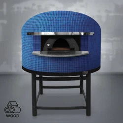 Piec do pizzy opalany drewnem | NAPOLI M150 – 8 szt. Ø 33 cm | ALFA FORNI – PREMIUM | BLUE