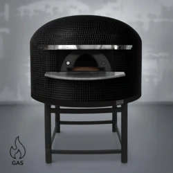 Piec do pizzy gazowy | NAPOLI M120 – 5 szt. Ø 33 cm | ALFA FORNI – PREMIUM | BLACK