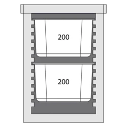 Pojemnik termoizolacyjny 12 x GN 1/1 20 mm | GastroProdukt