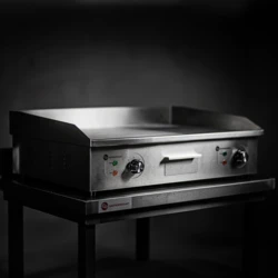 Płyta grillowa elektryczna | BBQ BIG | Ryflowana-Gładka  - PREMIUM