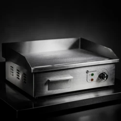 Płyta grillowa elektryczna | BBQ MINI | Gładka - PREMIUM