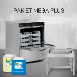 Zmywarko Wyparzarka | Gastronomiczna  do Naczyń | STRONG 500 Manual + Pakiet MEGA PLUS | 400V