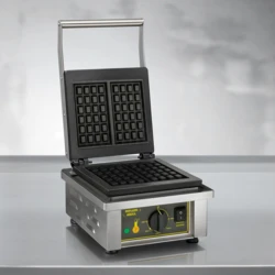 Gofrownica żeliwne płyty Liege 4×6, 1,6 kW | 230 V