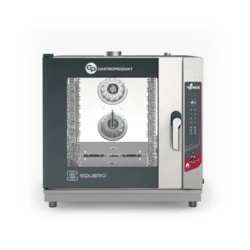 Piec Konwekcyjno Parowy Gazowy | VENIX - 7 x 1/1GN SQUERO DIGITAL GAS | z systemem myjącym