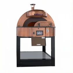 Piec do pizzy elektryczny z podstawą SUD FORNI | OPALE SMART | NATURAL – 4 pizze x Ø 330 mm