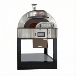 Piec do pizzy elektryczny z podstawą SUD FORNI | OPALE SMART | BLACK OPAL – 4 pizze x Ø 330 mm