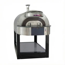 Piec do pizzy elektryczny z podstawą SUD FORNI | OPALE SMART | BLACK OPAL – 4 pizze x Ø 330 mm
