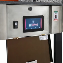 Piec do pizzy elektryczny z podstawą SUD FORNI | OPALE SMART | BLACK OPAL – 4 pizze x Ø 330 mm