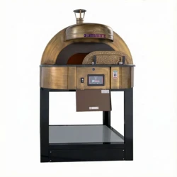 Piec do pizzy elektryczny z podstawą SUD FORNI | OPALE SMART | BOULDER – 4 pizze x Ø 330 mm