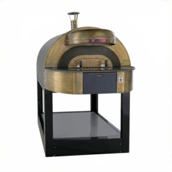 Piec do pizzy elektryczny z podstawą SUD FORNI | OPALE SMART | BOULDER – 4 pizze x Ø 330 mm