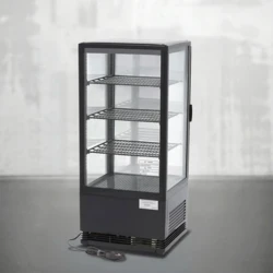 Witryna Chłodnicza Ekspozycyjna 78 l. Czarna