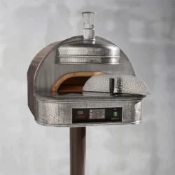 Piec do pizzy elektryczny na stelażu jezdnym SUD FORNI | OPALINO | BLACK OPAL – 1 pizza x Ø 330 mm
