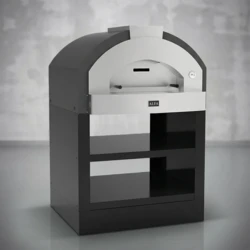 Piec do Pizzy opalany drewnem na podstawie | Quick – 2 szt. Ø33 cm | ALFA FORNI