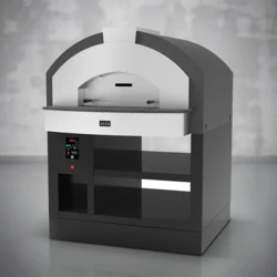 Piec do Pizzy opalany drewnem na podstawie | Quick – 6 szt. Ø33 cm | ALFA FORNI
