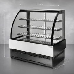 Witryna Ekspozycyjna Grzewcza (+65°C) | EVO LUX HOT 1.5 | PREMIUM