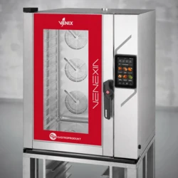 Piec piekarniczy elektryczny VENIX VENEXIA | VNX10T7C - 10 x Blachy 600x400 mm - 16,4 kW, DriveCONTROL, panel 7” QuickCONTROL, system myjący