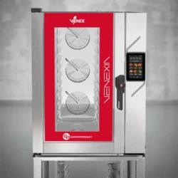 Piec konwekcyjno-parowy VENIX VENEXIA | VNX11T7C - 11 x GN 1/1, 16,4 kW, DriveCONTROL, panel 7” QuickCONTROL, system myjący