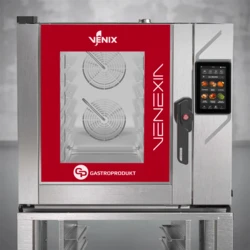 Piec konwekcyjno-parowy VENIX VENEXIA | VNX07T7C - 7 x GN 1/1, 11 kW, DriveCONTROL, panel 7” QuickCONTROL, system myjący